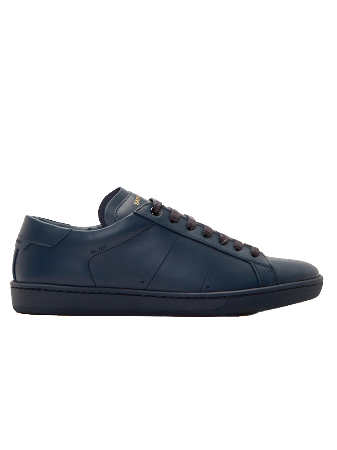 Saint Laurent ZAPATILLAS SAINT LAURENT COURT CLASSIC SL/10 DE CUERO AZUL MARINO.