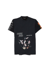 Balenciaga T SHITR MIX VINTAGE JERSEY MIX OF BLACK