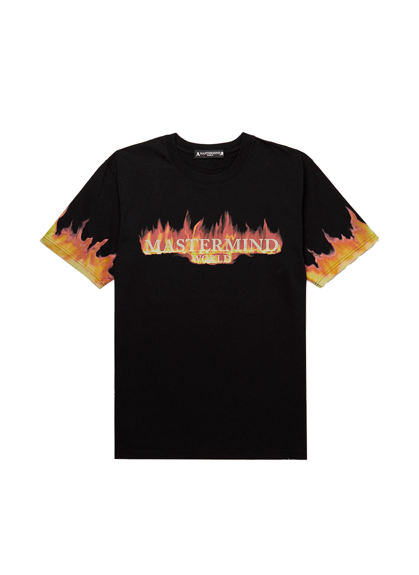 MasterMind MASTERMIND WORLD MAN BLACK T-SHIRTS &amp; TANK TOPS_YELLOW