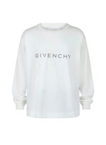Givenchy GIVENCHY THUNDER TSHIRT LONG SLEEVE WHITE