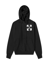Off-White OFF-WHITE SUDADERA CON CAPUCHA ARROWS PRINT NEGRO/BLANCO
