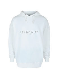 Givenchy GIVENCHY LOGO GRAPHIC HOODIE WHITE HOMBRE