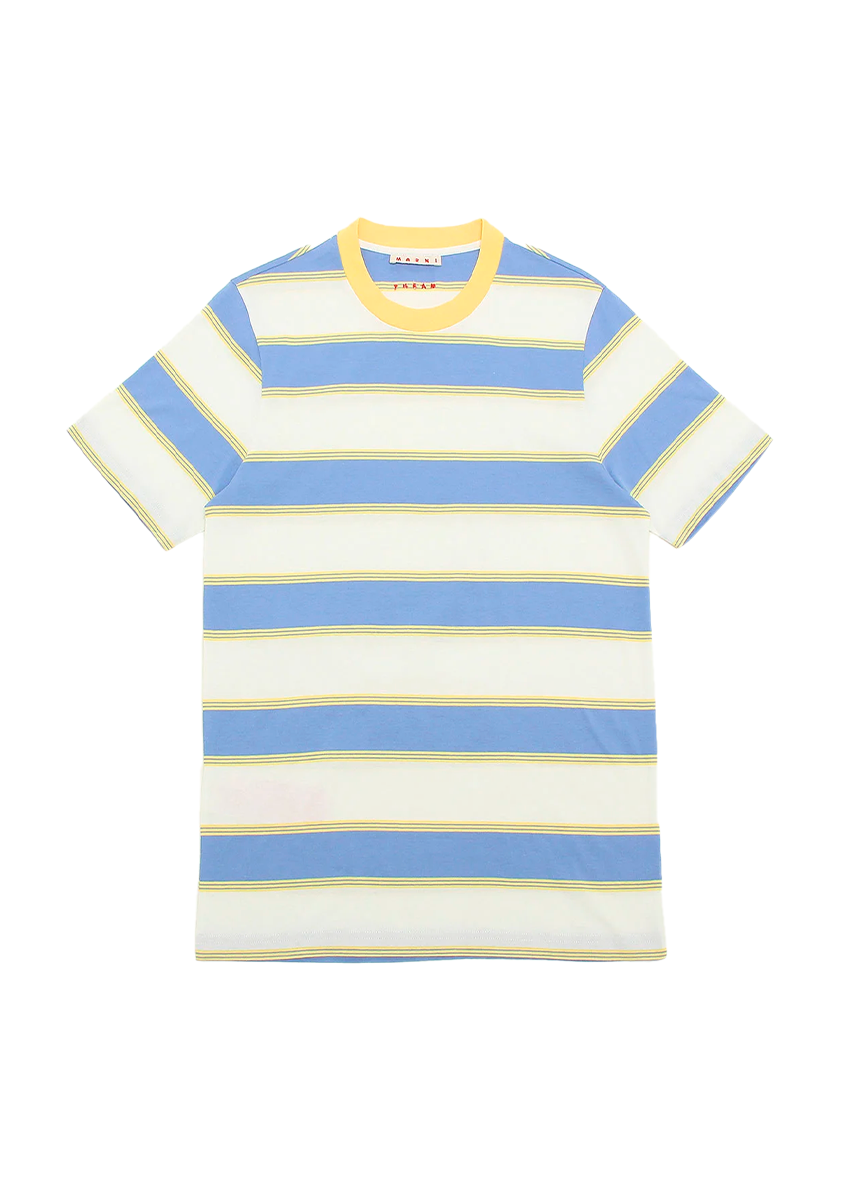 Maison Margiela MARNI STRIPED CREW NECK SHORT SLEEVES