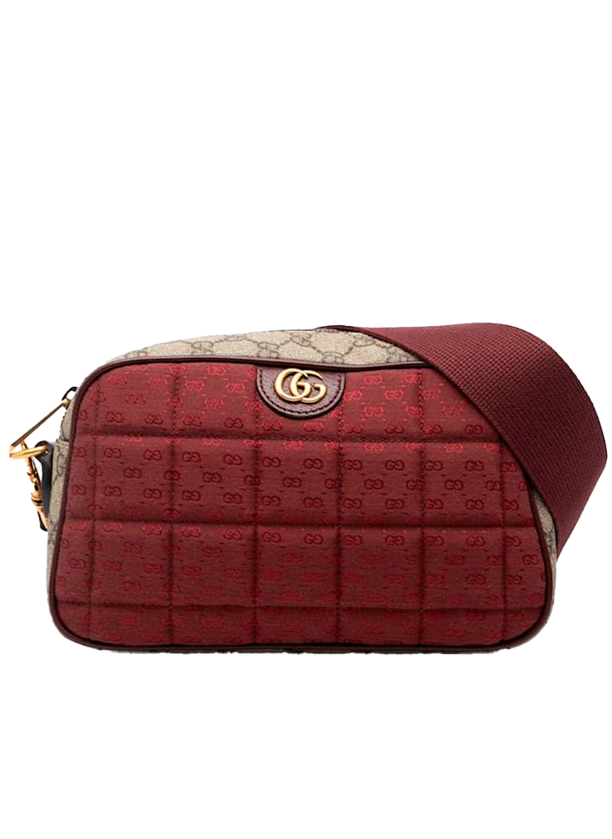 Gucci CROSSBODY BAG GG MIGNON/DOLL.PIG/GG SUP/NS M BORD/N.GRA/B.EB/N.GR