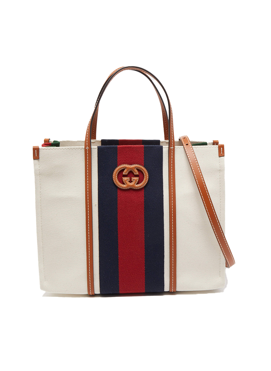 Gucci HANDBAG CANVAS WEB MOUNTA.CANV/CUO.HAR/NS GU/NS G NATUR/HA.B/BRB/VRV
