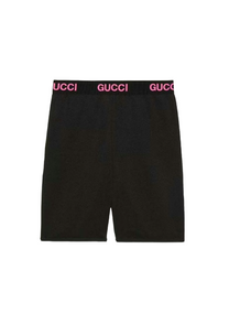 Gucci LEGGINGS SHORT GG PINK AND BLACK