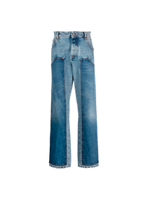 Balmain BALMAIN JEANS RECTOS CON PANELES | AZUL