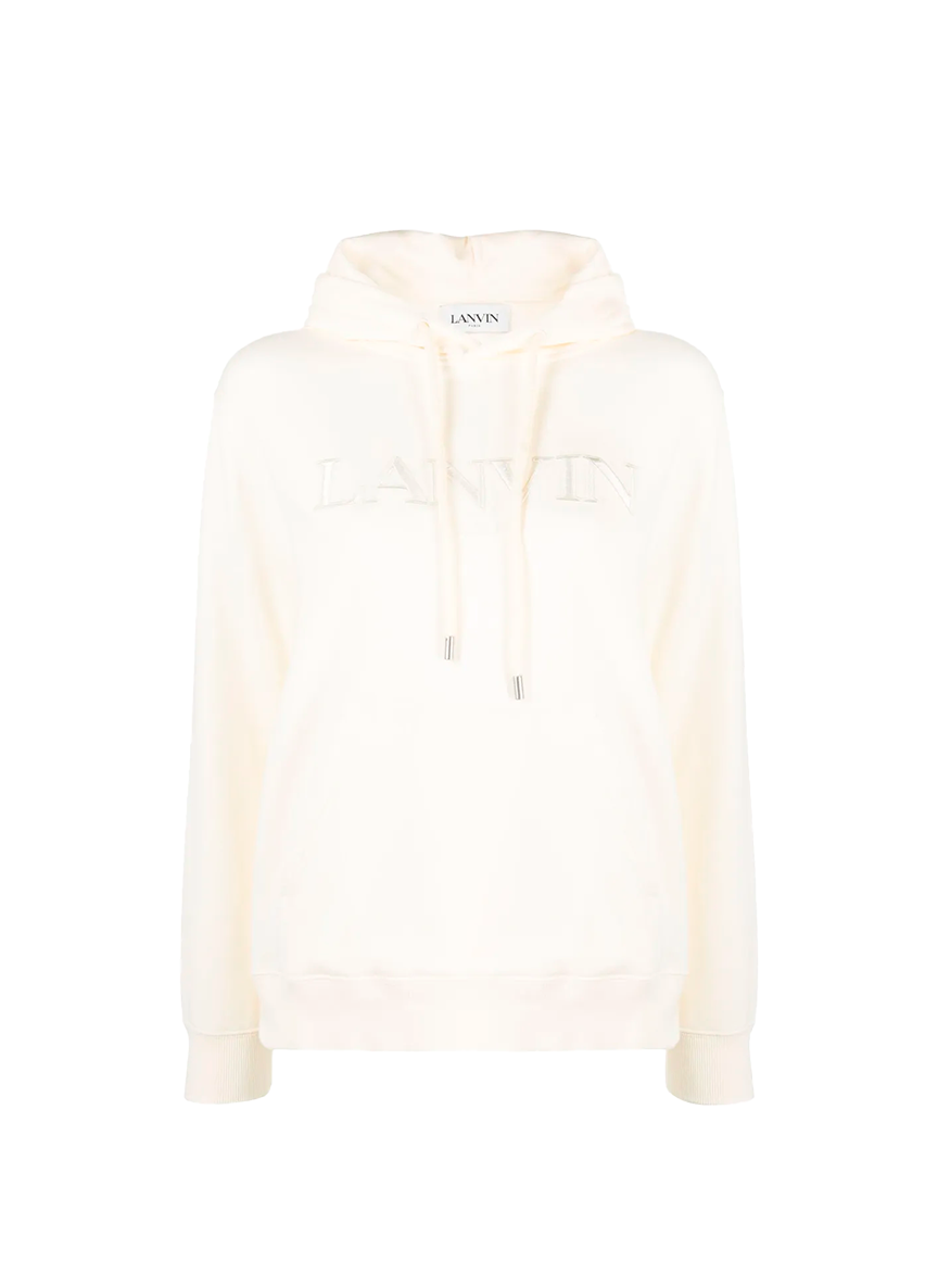 Lanvin LANVIN EMBROIDERED CLASSIC LOGO WHITE