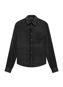 Amiri AMIRI X PLAYBOY LACE SHIRT BLACK
