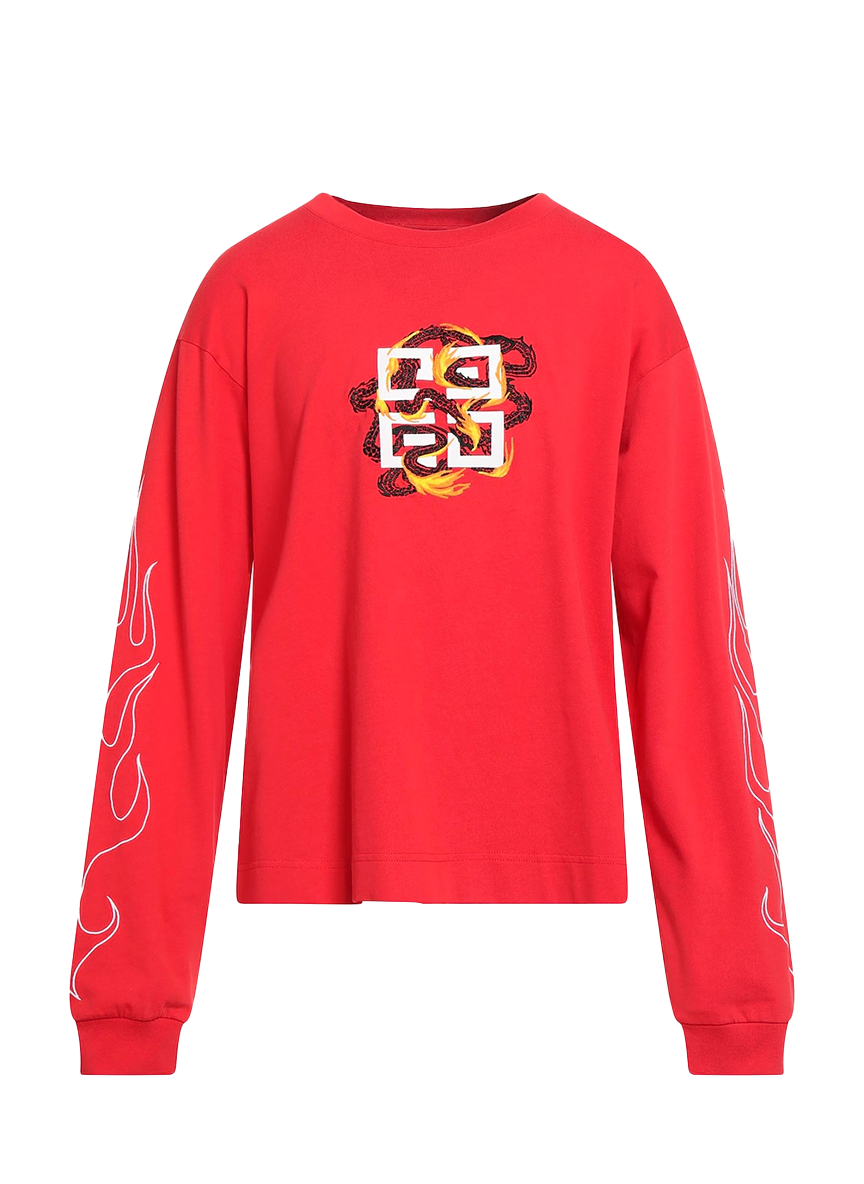 Givenchy 4G X DRAGON LONG SLEEVE