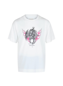 Givenchy GIVENCHY SNAKE DRAGON LOGO T SHIRT