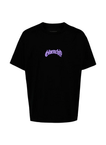 Givenchy POSTER LOGO TEE BLACK PURPLE