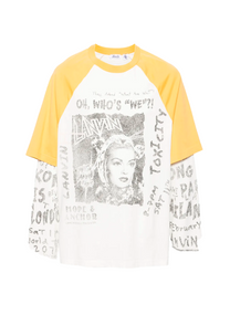 Lanvin LANVIN UNISEX PRINTED LONG SLEEVE T SHIRT