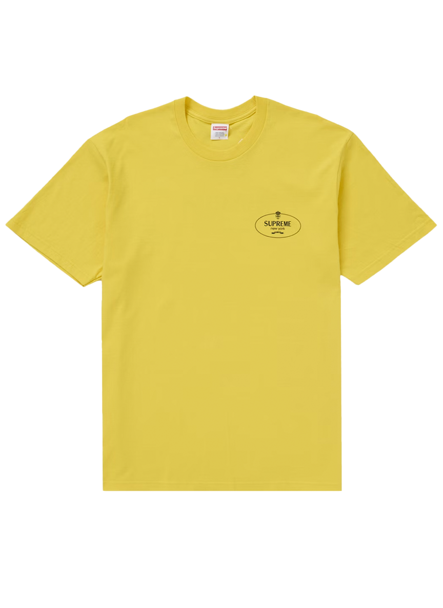 Supreme SUPREME CREST TEE YELLOW