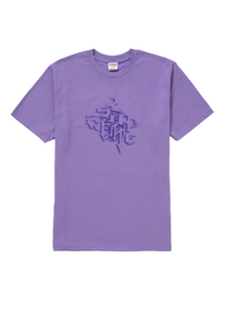 Supreme SUPREME SMOKE TEE PURPLE