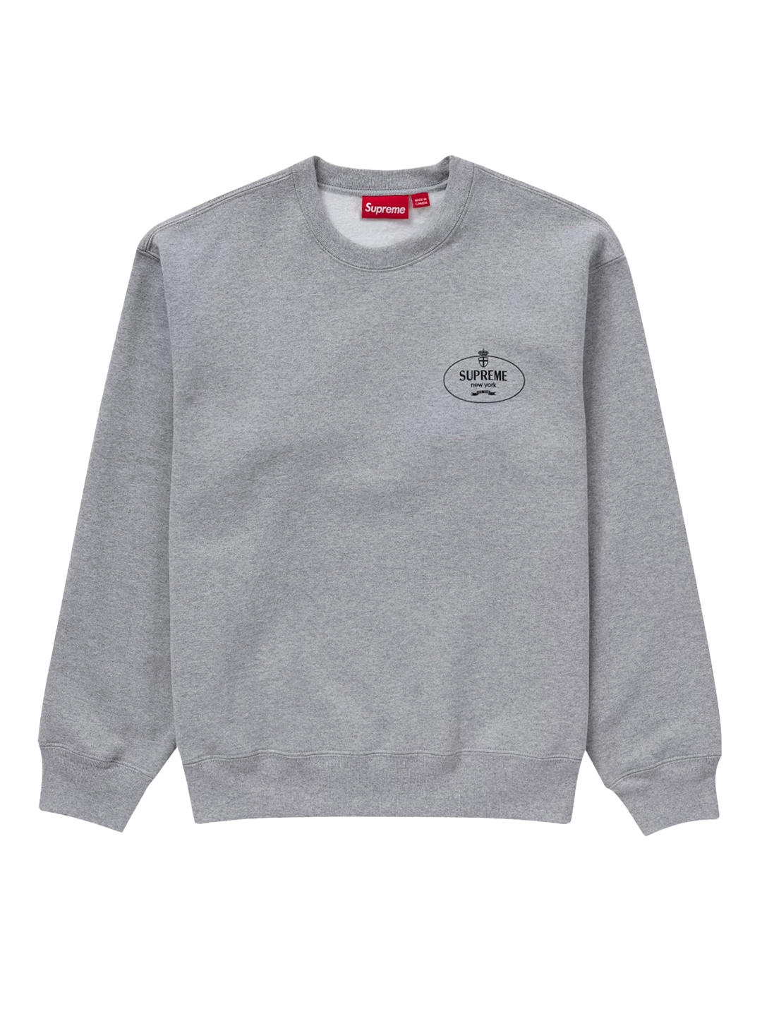 Supreme SUPREME CREST CREWNECK GREY