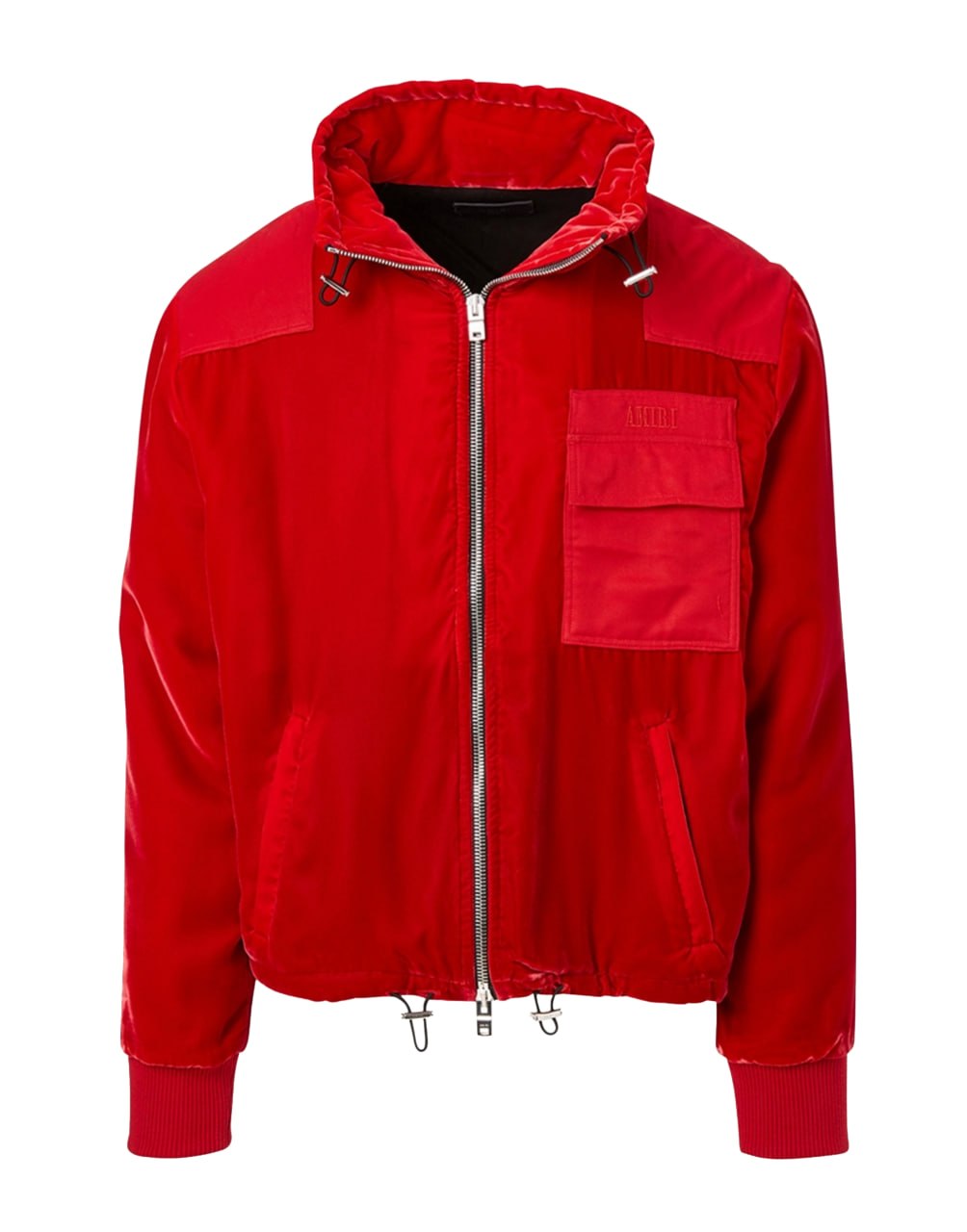 AMIRI VELVET COMMANDO PATCH JACKET