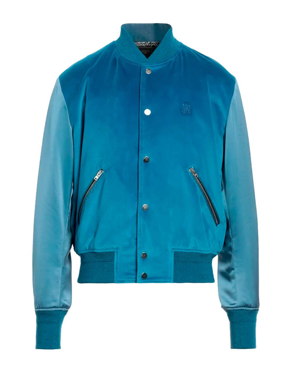 AMIRI BOMBER JACKET BLUE AMIRI COATS JACKETS BLUE MEN'S BOMBE