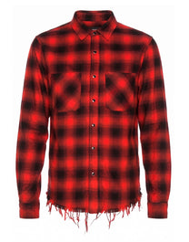 AMIRI APPLIQUE FLANNEL