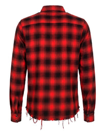 AMIRI APPLIQUE FLANNEL