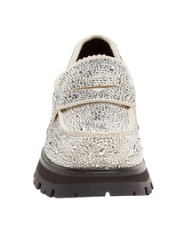 MOCASINES ALEXANDER MCQUEEN WANDER CON CRISTALES Y SUELA GRUESA