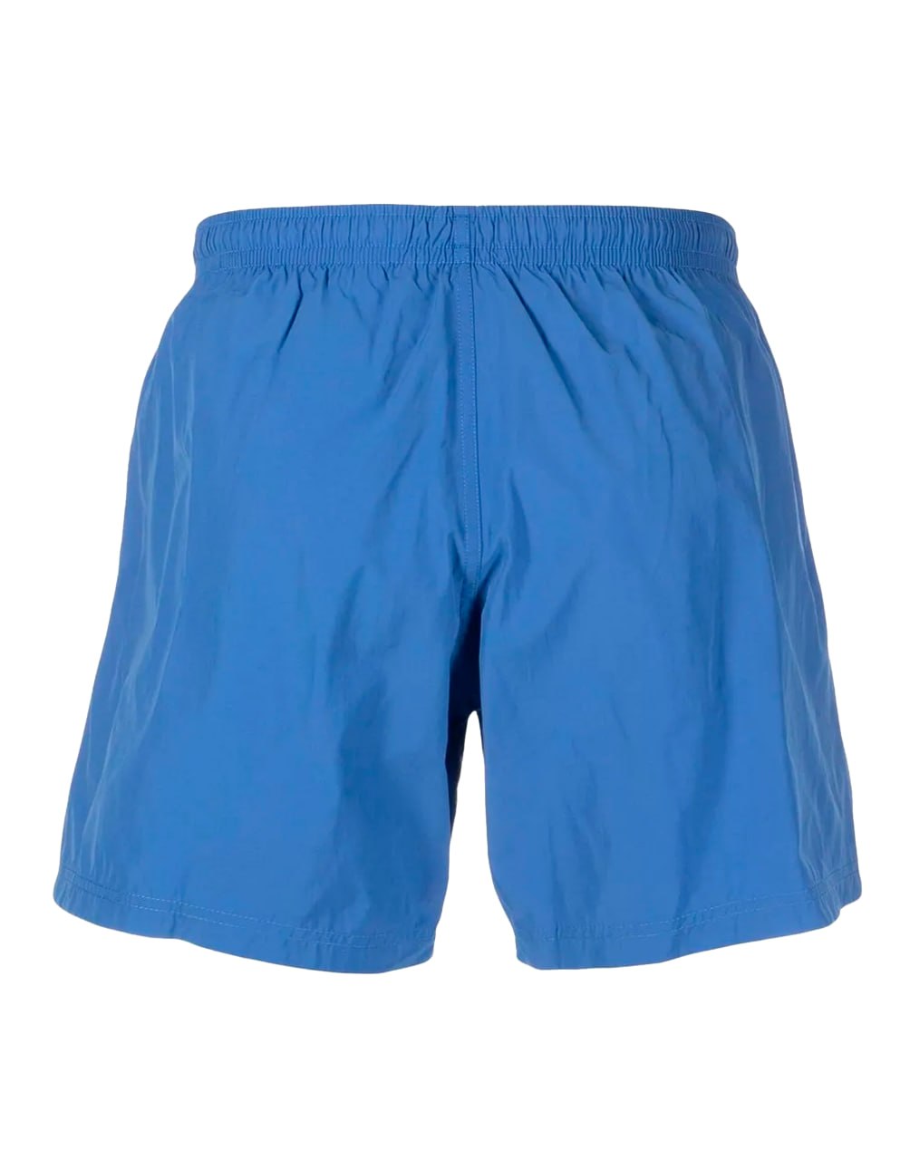 SHORTS DE PLAYA ALEXANDER MCQUEEN SELVEDGE CON LOGO EN JACQUARD DE COLOR AZUL ALICIA