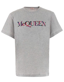 ALEXANDER MCQUEEN LOGO-PRINT COTTON T-SHIRT