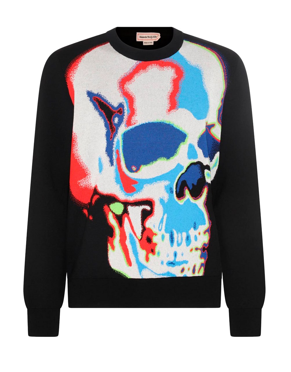 ALEXANDER MCQUEEN SWEATER CON MOTIVO SKULL GRAFFITI