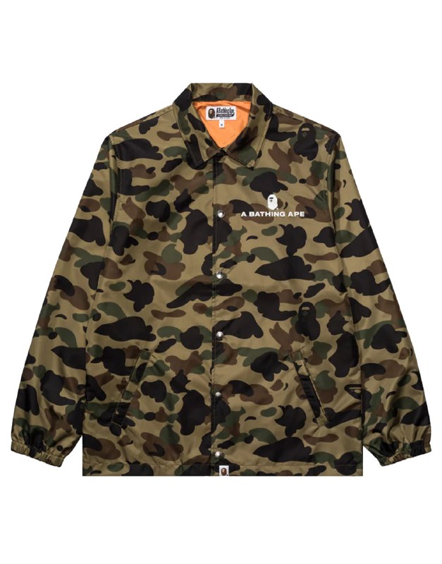 A BATHING APE BAPE CAMO COACH JACKET