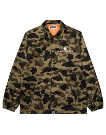 A BATHING APE BAPE CAMO COACH JACKET