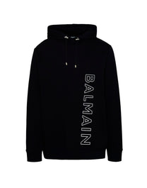 BALMAIN KIDS LOGO-EMBOSSED CREWNECK SWEATSHIRT