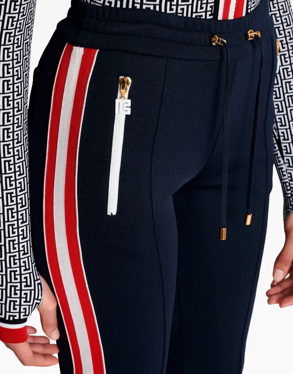 BALMAIN PANTS | BLACK MEN'S CASUAL PANTS
