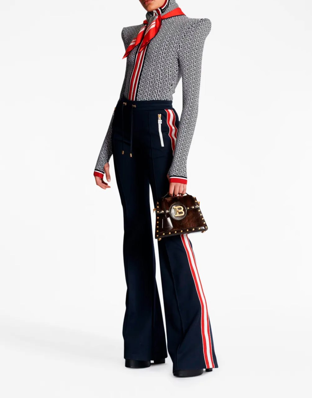 BALMAIN PANTS | BLACK MEN'S CASUAL PANTS