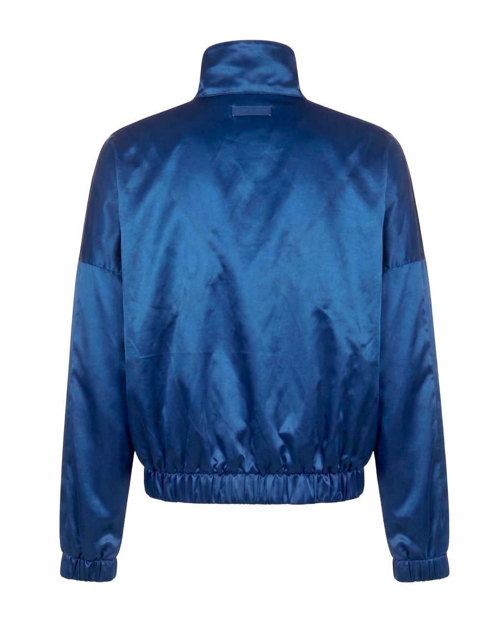 BALMAIN MEN'S SATIN MONOGRAM CUT TRACK JACKET
