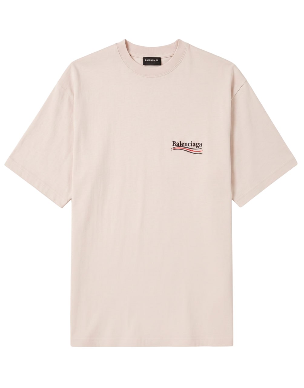 T-SHIRT EMBRO POL CAMPGN VNTGE JERSEY LIGHT BEIGE/BLACK