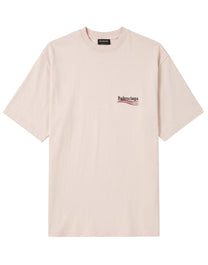 T-SHIRT EMBRO POL CAMPGN VNTGE JERSEY LIGHT BEIGE/BLACK