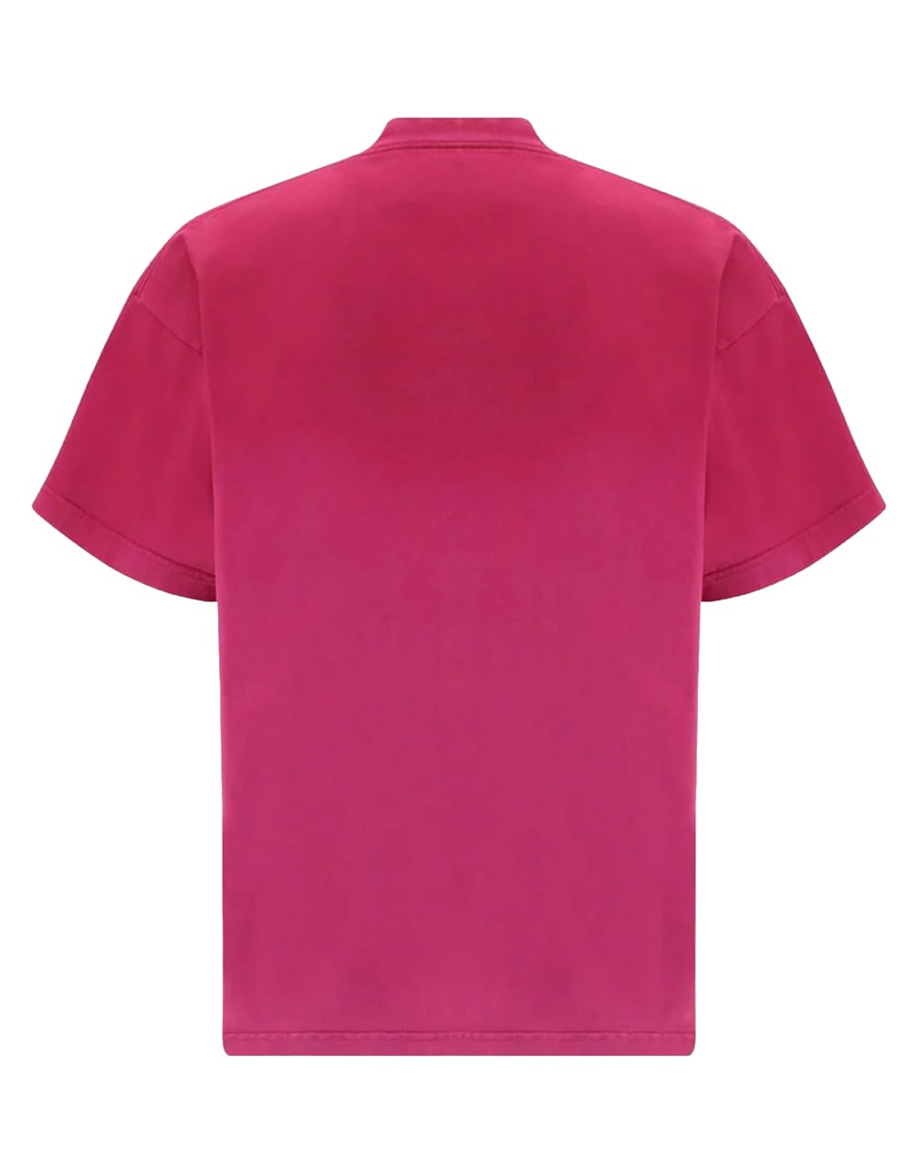T SHIRT B AUTHENTIC EMBRO VINT JERSEY DARK FUCHSIA