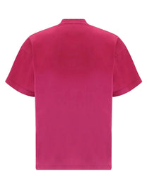 T SHIRT B AUTHENTIC EMBRO VINT JERSEY DARK FUCHSIA