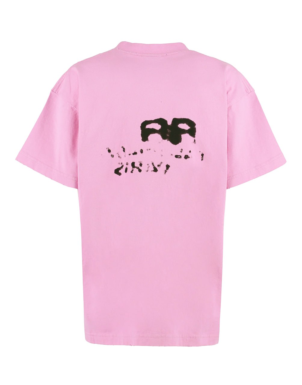 BALENCIAGA T-SHIRT VINT JRSY DIRTY BB PARIS ICON BLACK-LEAD