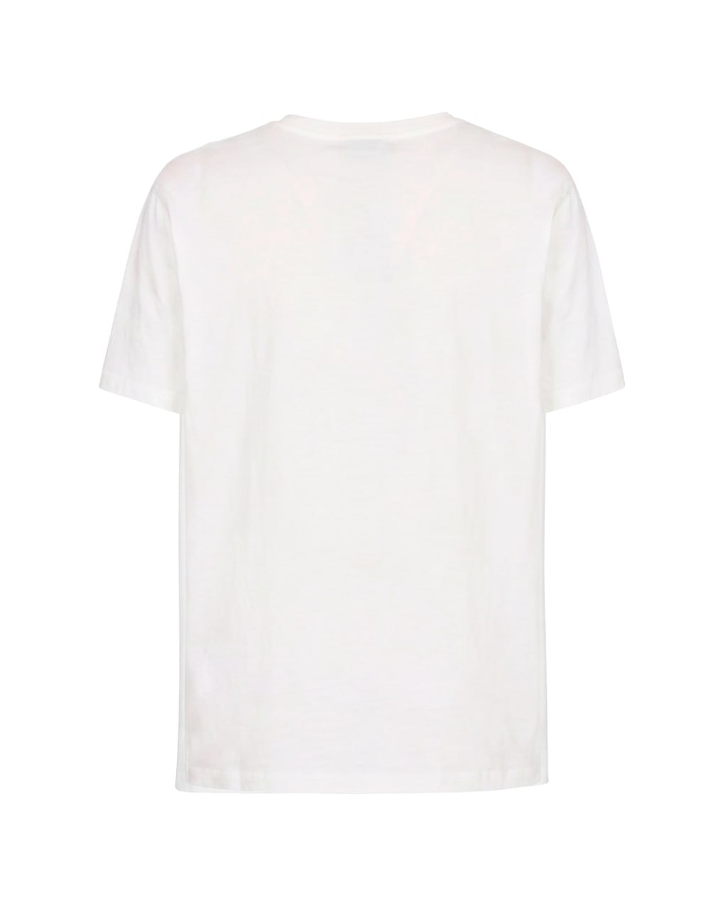 BALMAIN MEN'S PB LOGO T-SHIRT IN WHITE