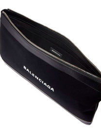 BALENCIAGA EXPLORER CANVAS LOGO POUCH