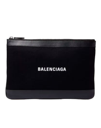 BALENCIAGA EXPLORER CANVAS LOGO POUCH
