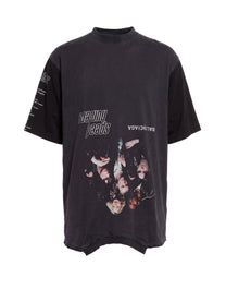 T SHITR MIX VINTAGE JERSEY MIX OF BLACK