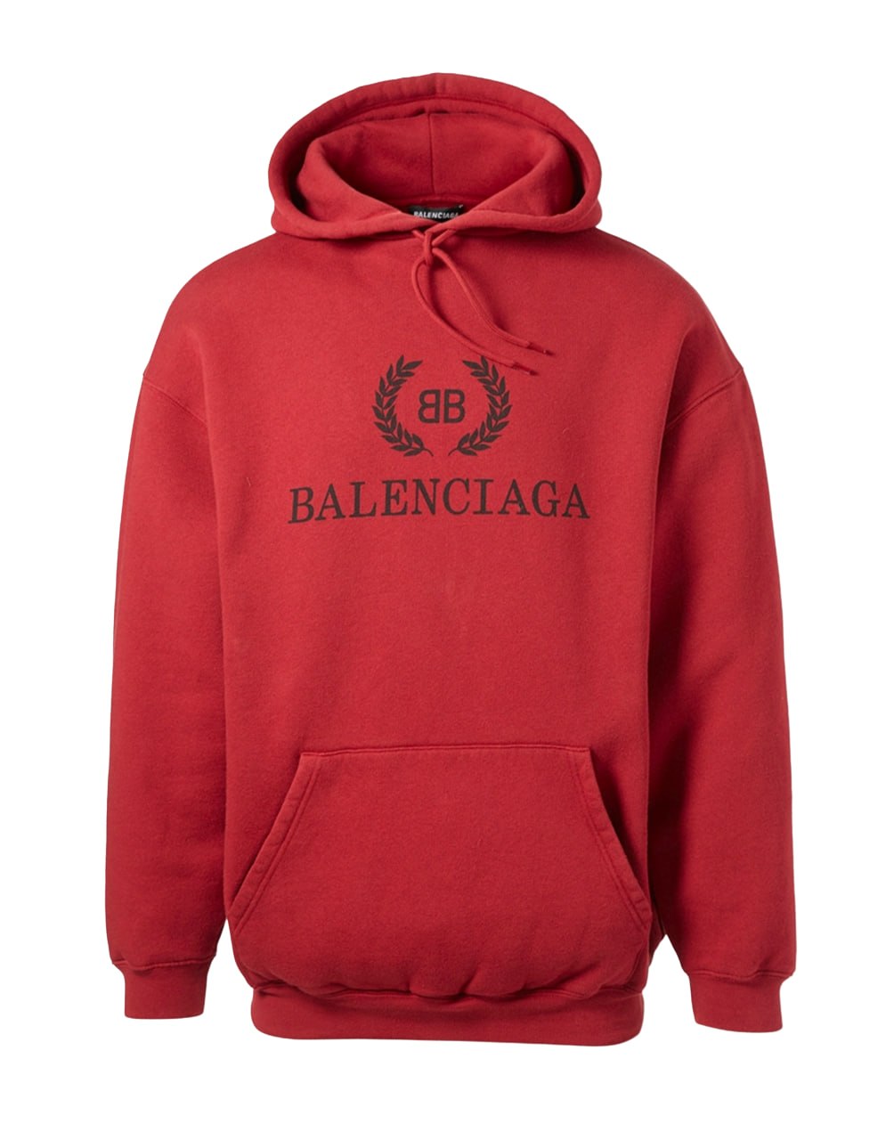BALENCIAGA WHEAT PRINT HOODIE SWEATSHIRT RED