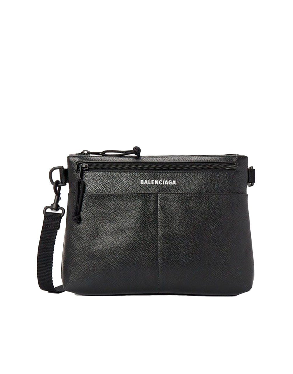 BALENCIAGA EXPLORER POUCH WITH STRAP SMALL BLACK