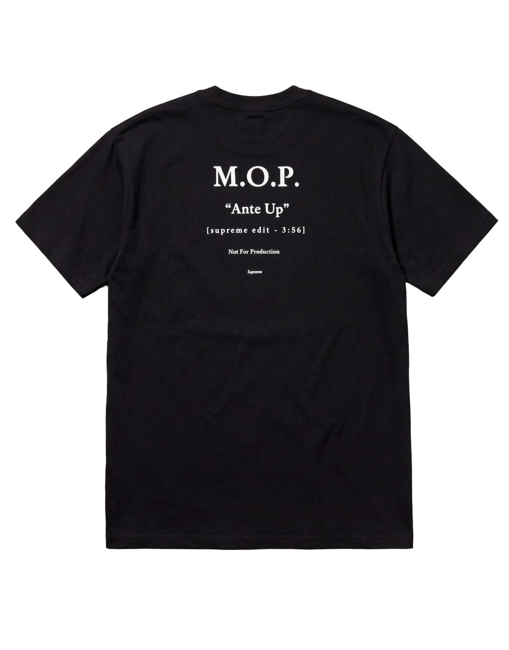 SUPREME MOP TEE BLACK