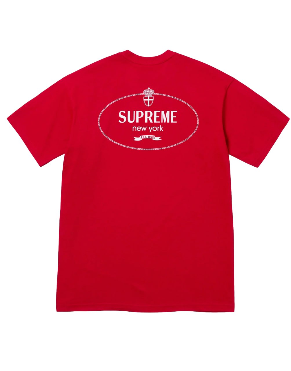 SUPREME CREST TEE RED