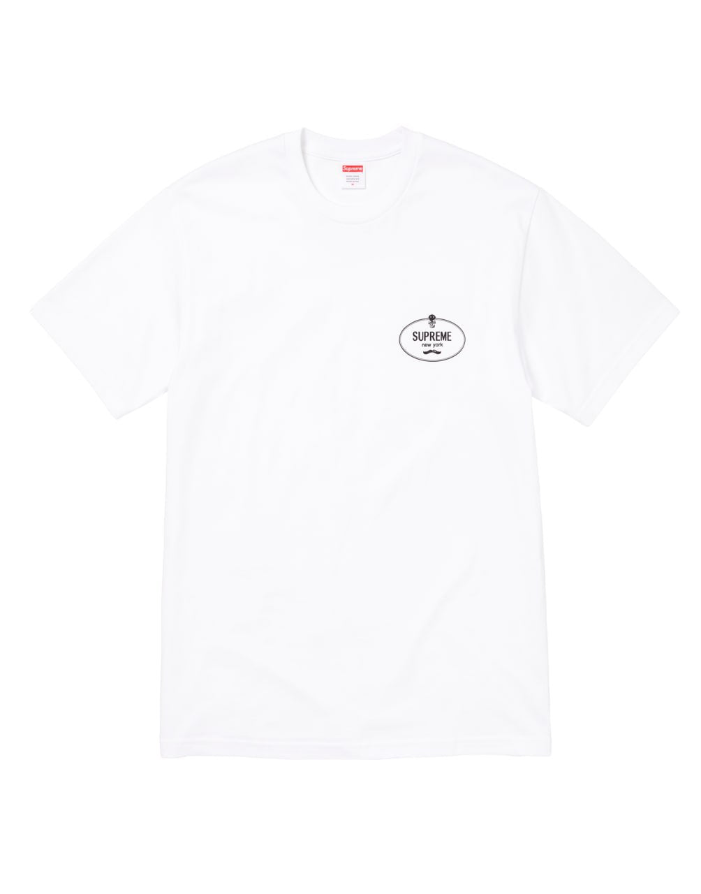 SUPREME CREST TEE WHITE