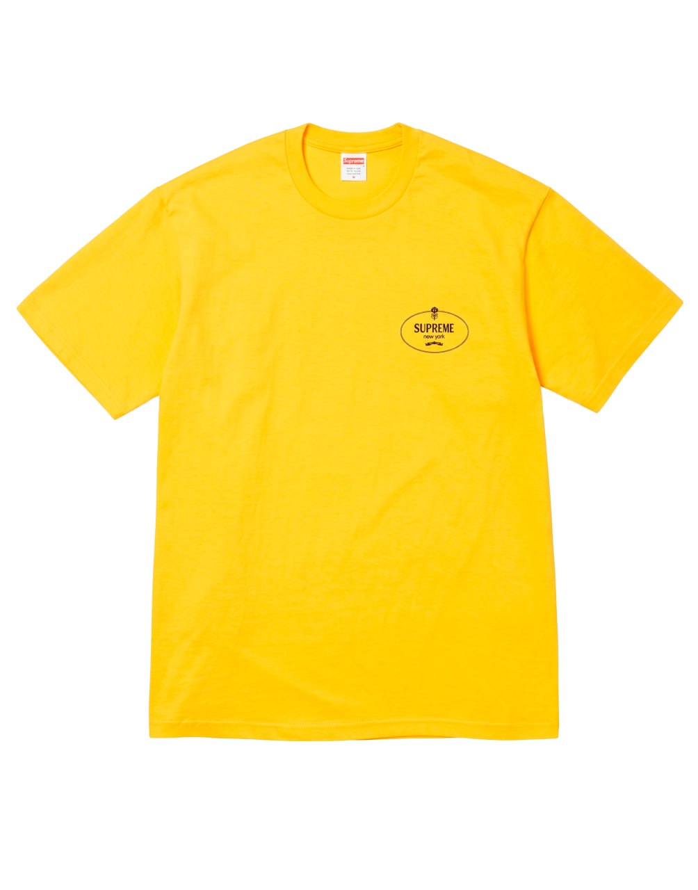 SUPREME CREST TEE YELLOW