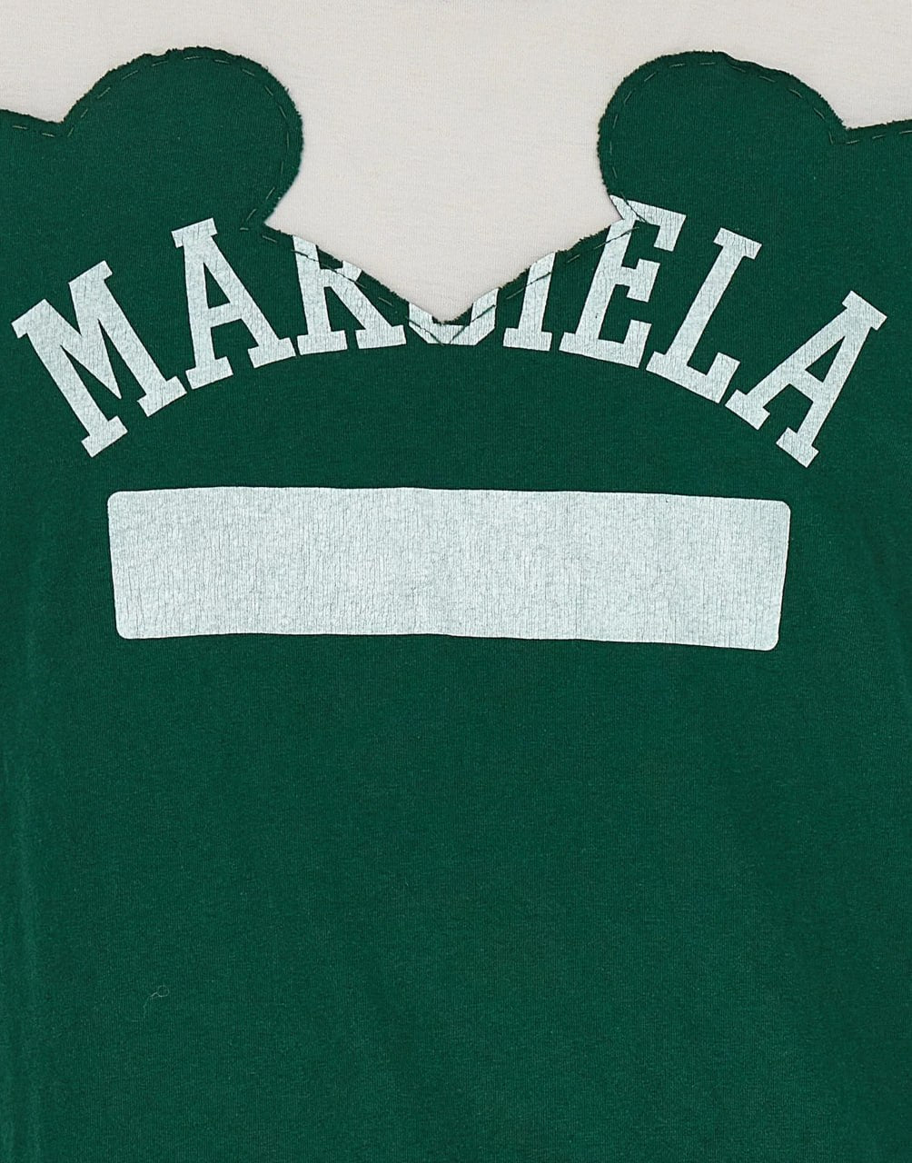 MAISON MARGIELA DÉCORTIQUÉ T-SHIRT GREEN